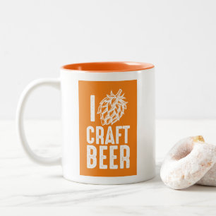 I Hop Craft Beer Two-Tone Coffee Mug