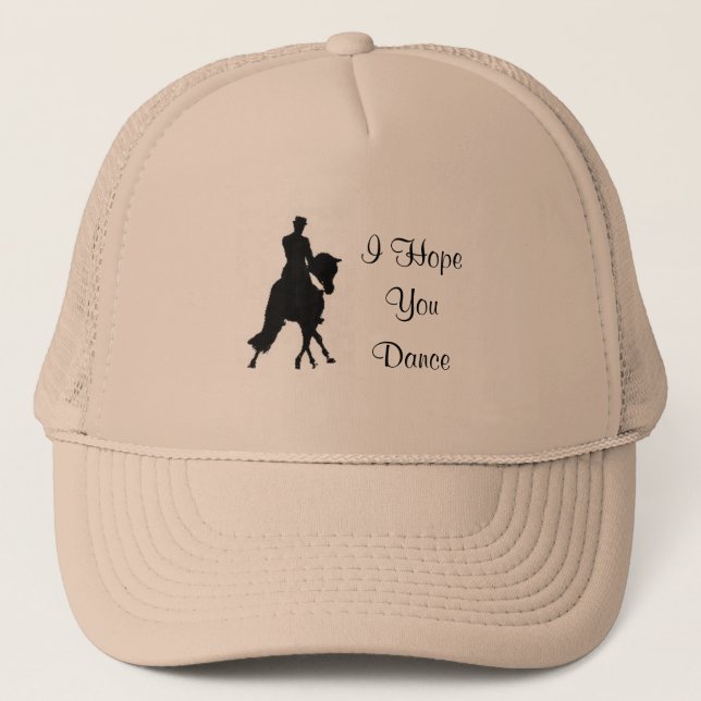 I Hope You Dance Dressage Horse Hat (Front)
