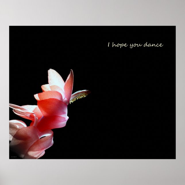 I hope you Dance Poster (Front)