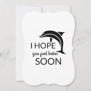 I hope you feel better soon