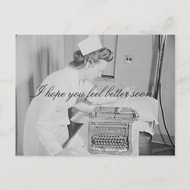 I Hope You Feel Better Soon Postcard (Front)