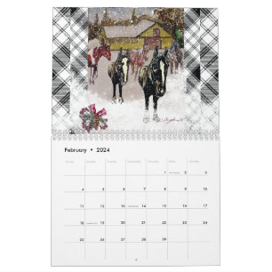 I hope you Love winter horse calendar 