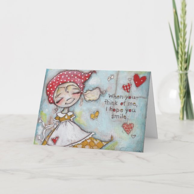 I Hope You Smile - Greeting Card (Front)