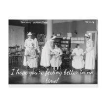 I Hope You're Feeling Better in No Time Postcard