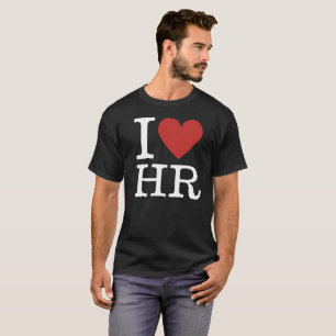 I ❤️ HR for Town Hall Employees CUSTOM Men's T-Shirt