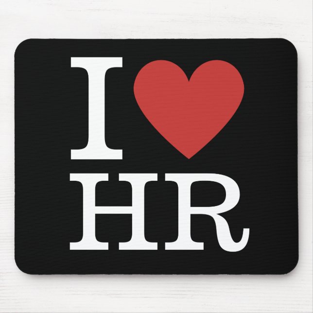 I ❤️ HR - HR. Department - Mousepad (Front)