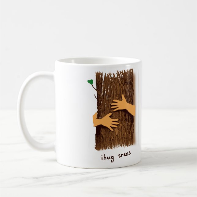 I Hug Trees Mug (Left)