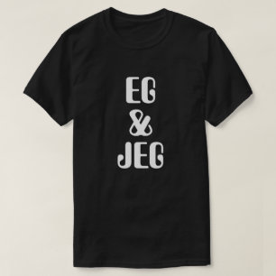 I & I in Norwegian black T-Shirt