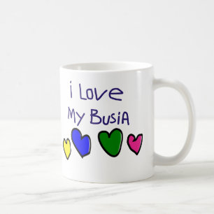 I I Love My Busia (Polish Grandma) Gift Coffee Mug