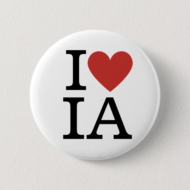 I ❤️ IA Internal Audit for Employees CUSTOM Pins (Front)