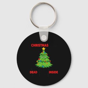 I Identify As A Christmas Tree Lit On The Outside Key Ring