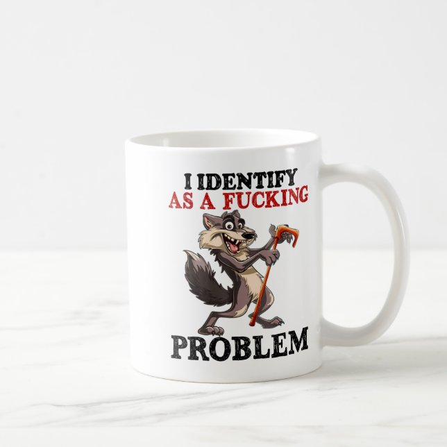 I Identify As A Foring Problem  Coffee Mug (Right)