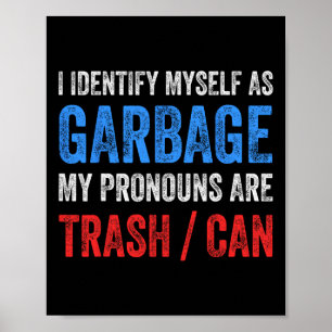I Identify Myself As Garge Supporters For Trump Poster
