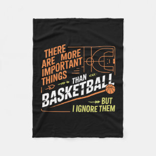 I Ignore Things More Important Than Sketll - Fleece Blanket