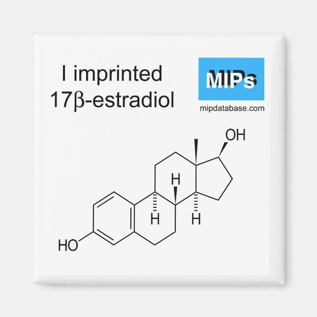 I imprinted estradiol magnet (Front)