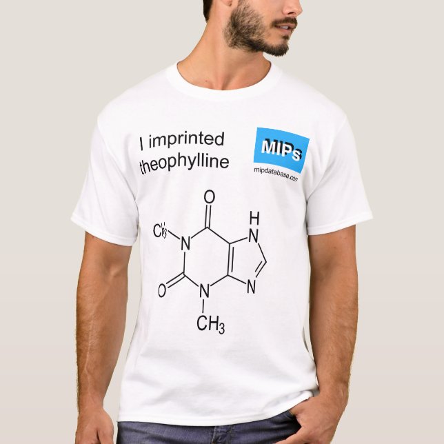 I imprinted theophylline T-shirt (Front)