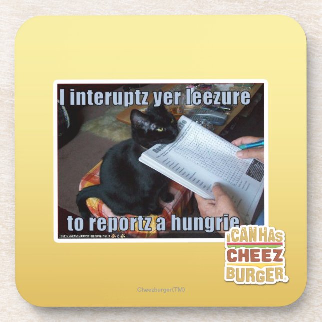 I interupt yer Leezure Coaster (Front)