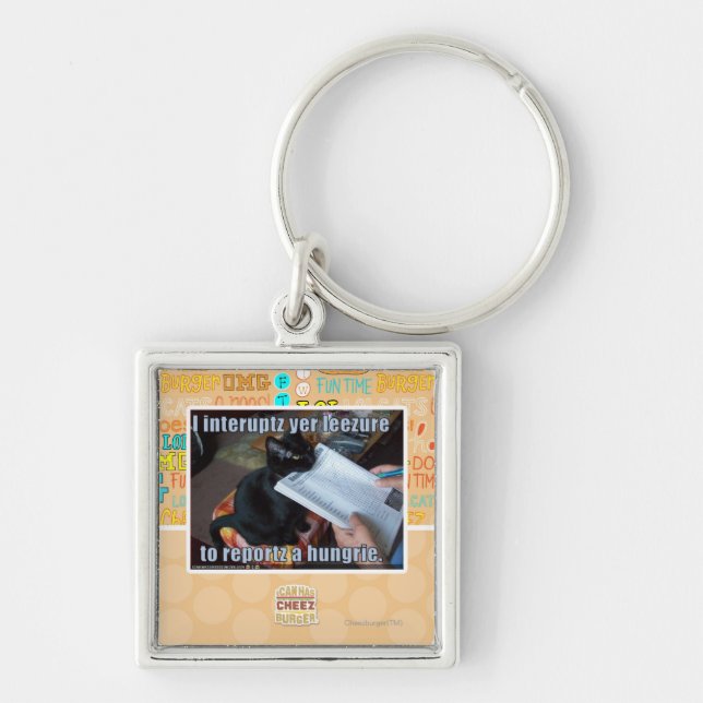 I interupt yer Leezure Key Ring (Front)