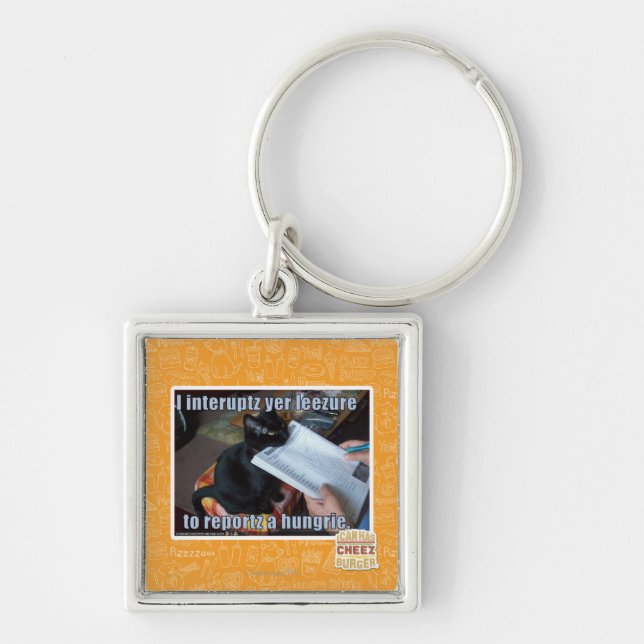 I interupt yer Leezure Key Ring (Front)