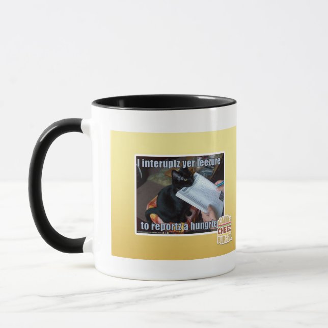 I interupt yer Leezure Mug (Left)