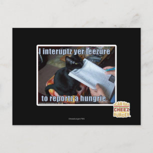 I interupt yer Leezure Postcard