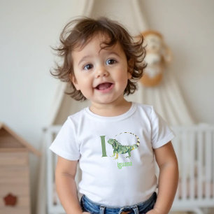 I is for Iguana: Adorable Alphabet Learning Tshirt