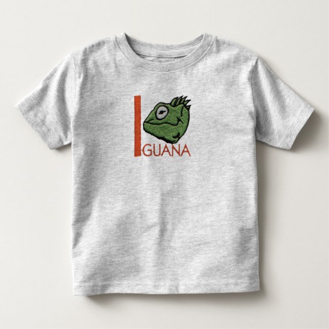 I is for Iguana Toddler T-Shirt (Front)