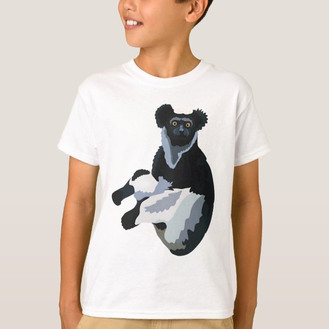 I is for Indri Lemur T-Shirt (Front)