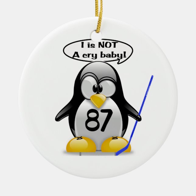 I Is Not A Cry Baby Tree Ornament (Front)
