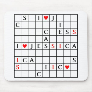 I♥JESSICA MOUSE PAD