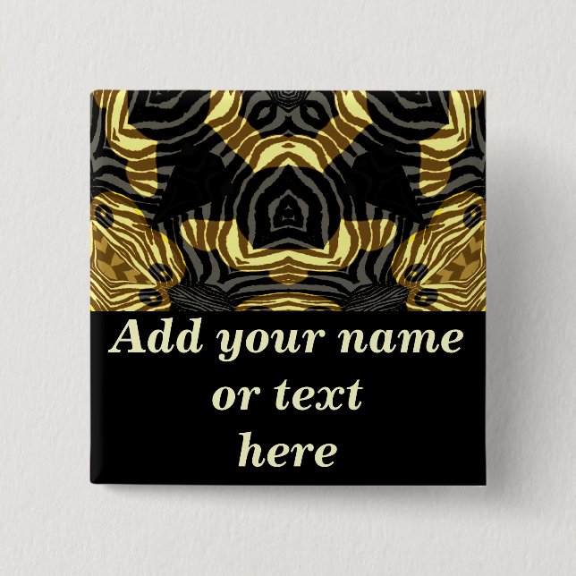 I Joy_ 15 Cm Square Badge (Front)