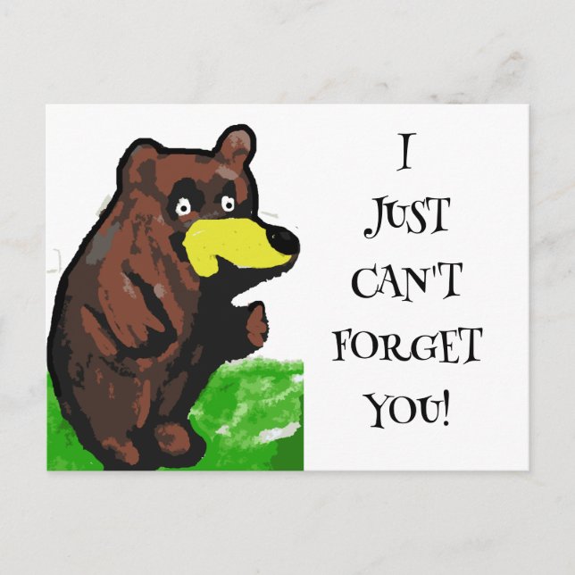 I Just Can't Forget You Postcard (Front)