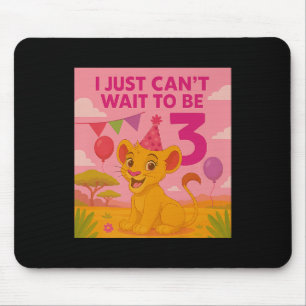 I Just Can't Wait To Be 3 Premium Mouse Pad