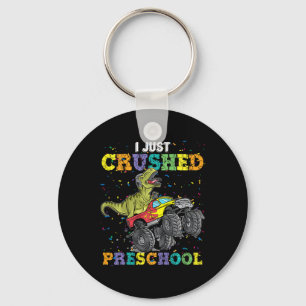 I Just Crushed Preschool Dinosaur T-rex Gaming Mon Key Ring