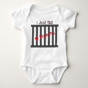 I Just Did 9 Months Sleeper Baby Bodysuit