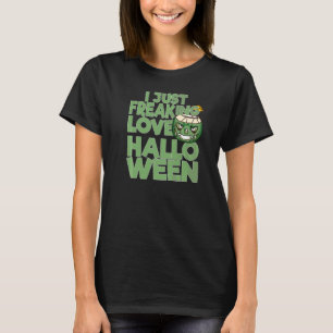 I Just Freaking Love Halloween Coconut Jack O Lan T-Shirt