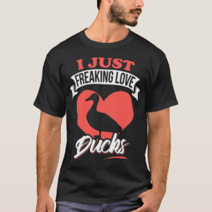 I Just Freaking Love s Ok Rubber beagle dogs  T-Shirt
