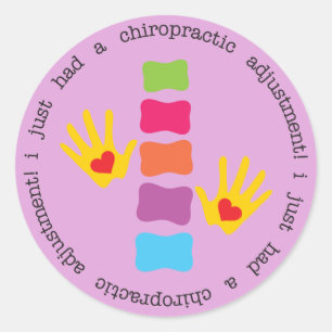I Just Had a Chiropractic Adjustment Kids Stickers