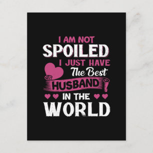 I Just Have The Best Husband In The World Enclosure Card