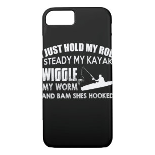 i just hold my rod steady my kayak wiggle my worm Case-Mate iPhone case