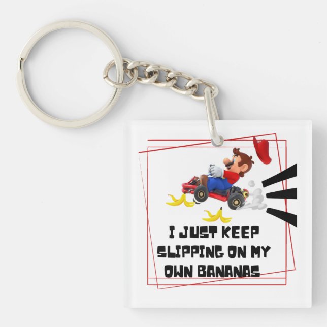 I just keep slipping on my own bananas key ring (Front)