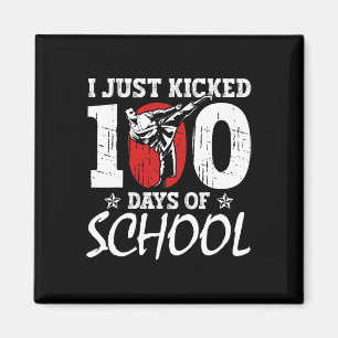I Just Kicked 100 Days Of School Martial Arts Kara Magnet
