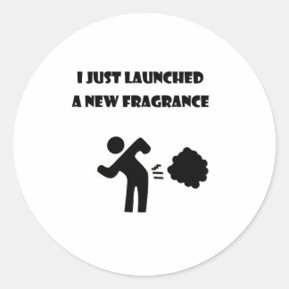 I just launched a new fragrance classic round sticker