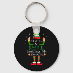 I Just Like To Smile Smiling Is My Favourite Shirt Key Ring