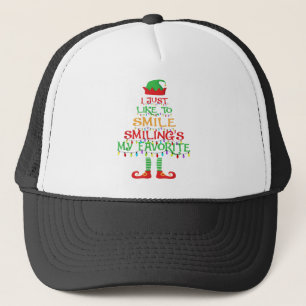 I Just Like To Smile Smiling's My Favourite Christ Trucker Hat