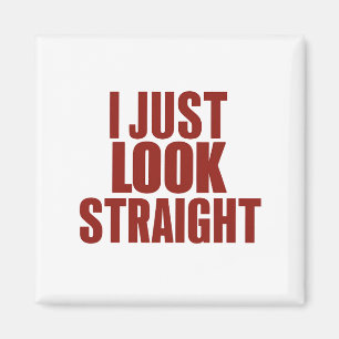 I Just Look Straight LGBT Gay Lesbian Pride Month  Magnet