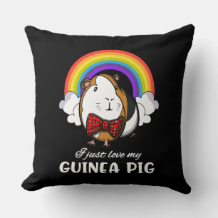 I Just Love My Guinea Pig Cute Cavy Pet Cushion