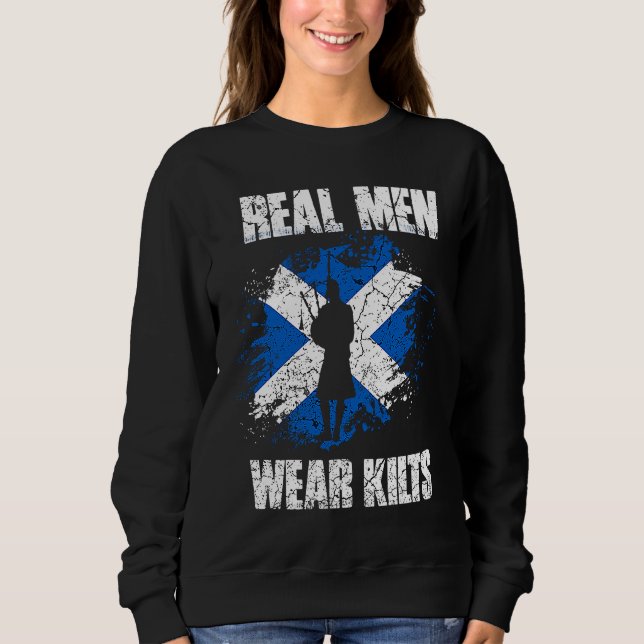 I just need to go to Scotland Funny Scotland Flag  Sweatshirt (Front)