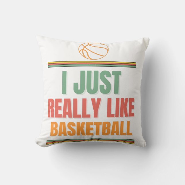 i just really like basketball cushion (Front)
