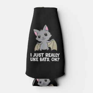 I Just Really Like Bats, Okay Funny Bat Lover Bottle Cooler